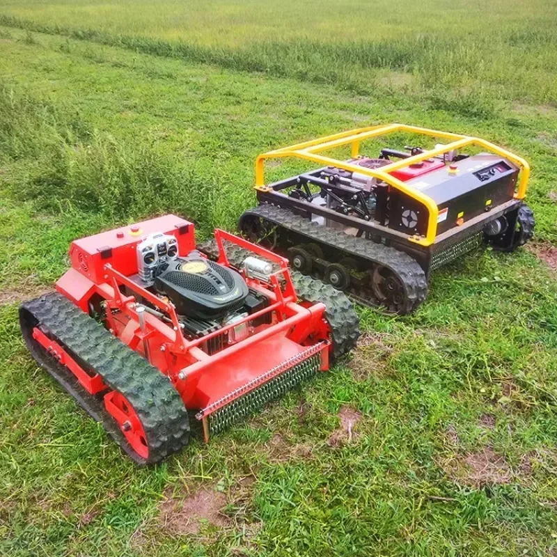 Customized Manufacturer RC Zero Turn Mini Tractor Robot Gas Mini Remote Lawn Mower Smart Gasoline Lawn Mower