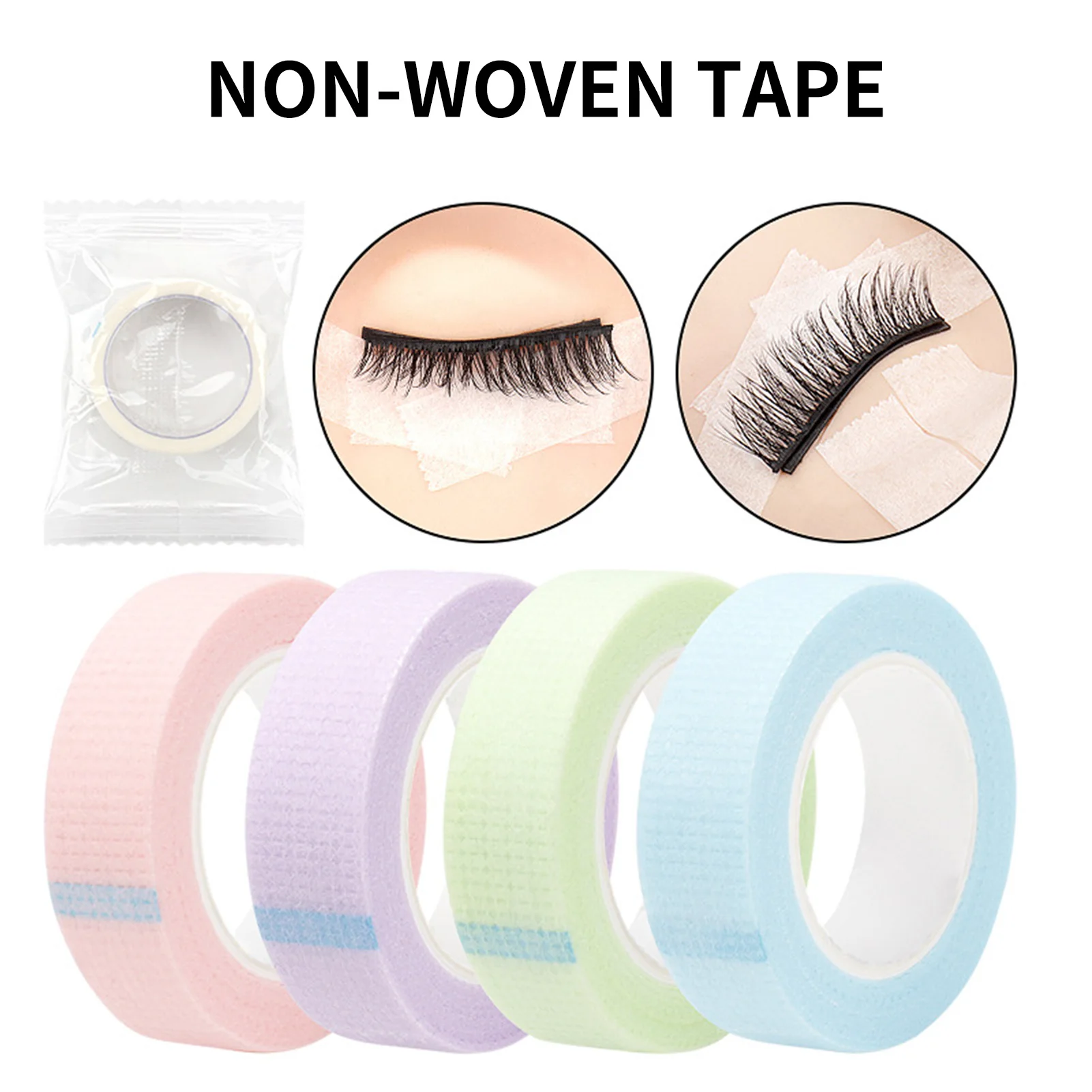 Wimpern band 1 Rollen Wimpern verlängerung papier Klebeband atmungsaktive Vliesstoff klebe pflaster unter Augen polster Großhandel