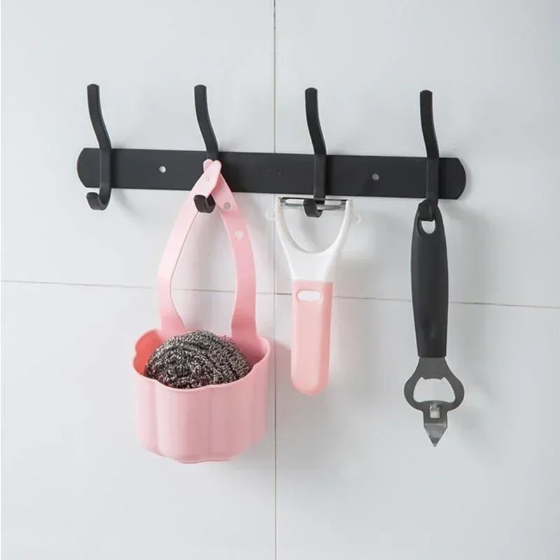 Kitchen Sink Holder Sink Drain Basket Bathroom Soap Sponge Holder Hanging Storage Basket Kitchen Accessories