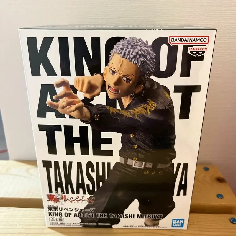 In Stock BANPRESTO KING OF ARTIST Tokyo Revengers Mitsuya Takashi PVC 16CM Anime Action Figures Model Toy