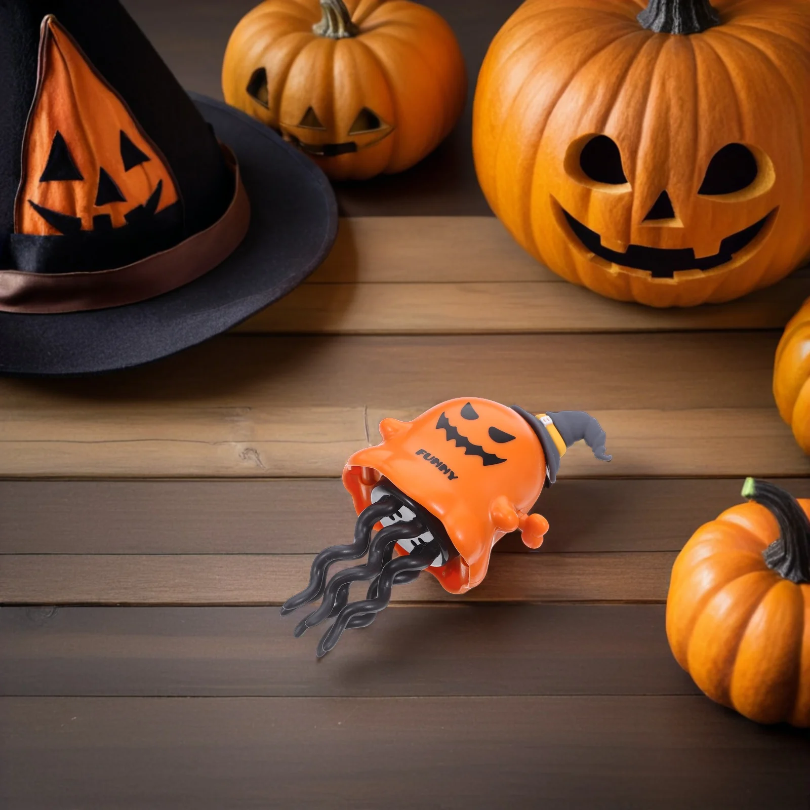 

Хэллоуин заводной танцевальный осьминог голова тыквы интерактивный ползающий призрак движущаяся фигурка морского животного для малышей детская вечеринка пользу