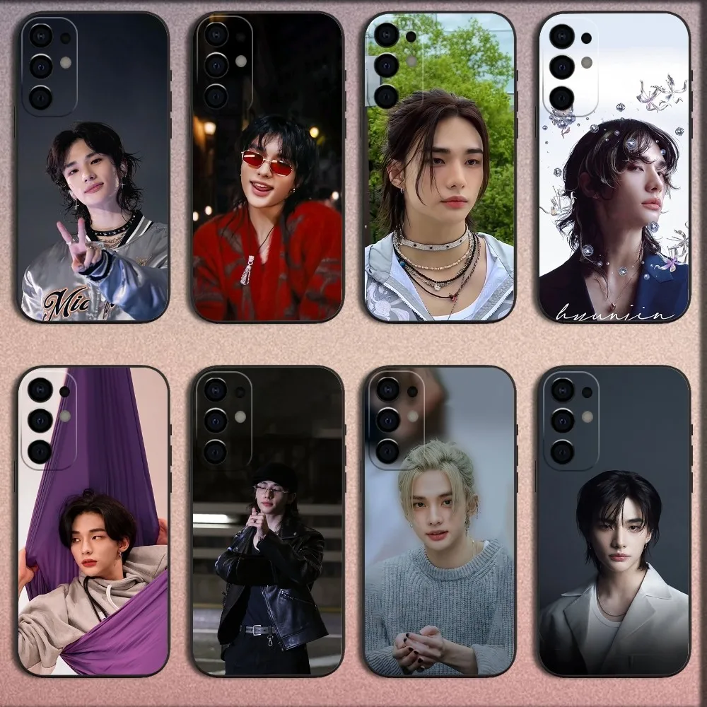 Rapper Dancer H-HyunJin Phone Case For Samsung S25,S24,S21,S22,S23,S30,Ultra,S20,Plus,Fe,Lite,Note,10,9,5G Black Soft Cover