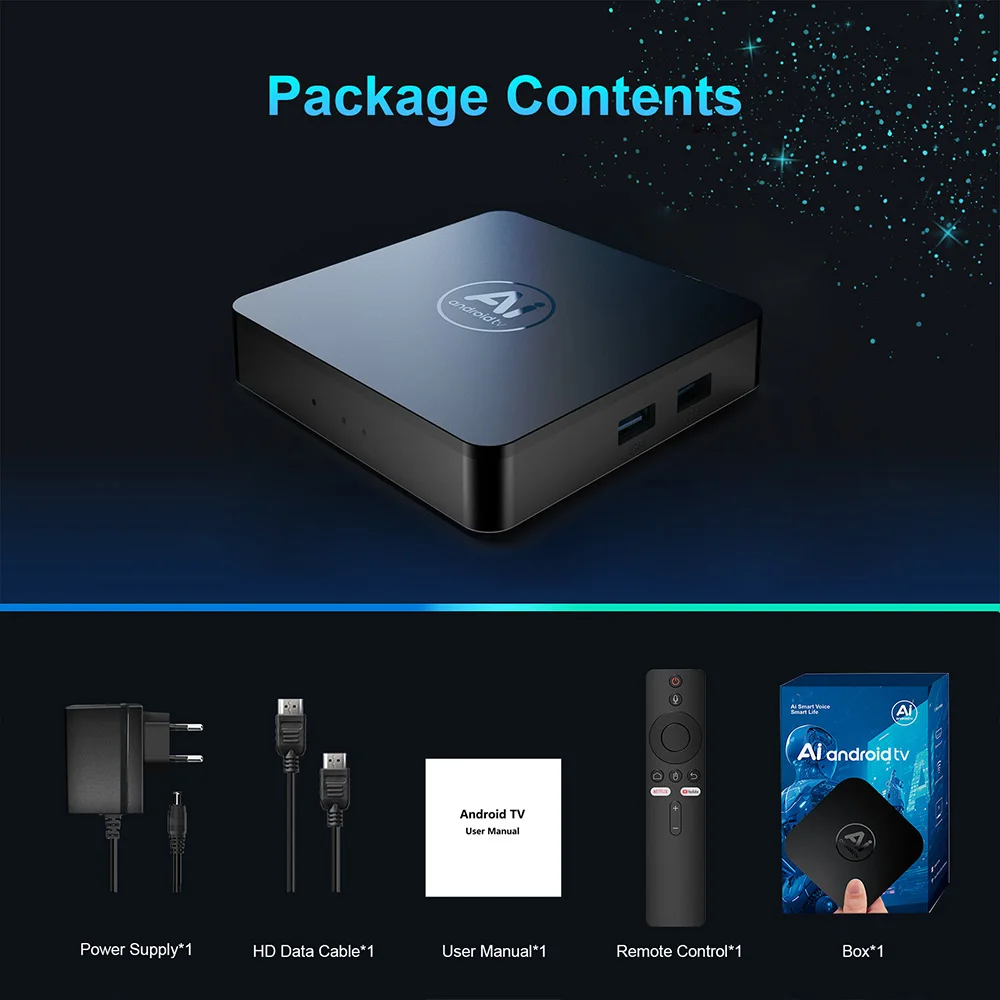 Velec Smart AI TV Box 8K Video فك 8+128GB مع جهاز التحكم عن بعد الصوتي Android 15 مشغل الوسائط الترفيهي المنزلي لـ For NETFLIX Youtube #6