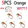5pcs Orange Size 14