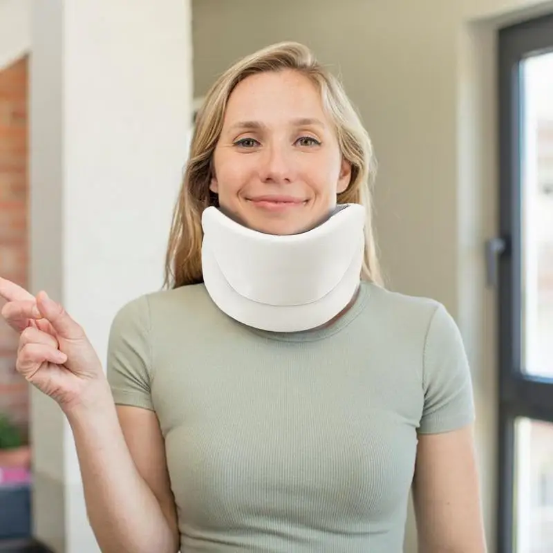 Neck Support Brace Anti Snoring Neck Brace Device Soft Breathable Collar Neck Brace Relieves Pressure In Spine After Whiplash Or