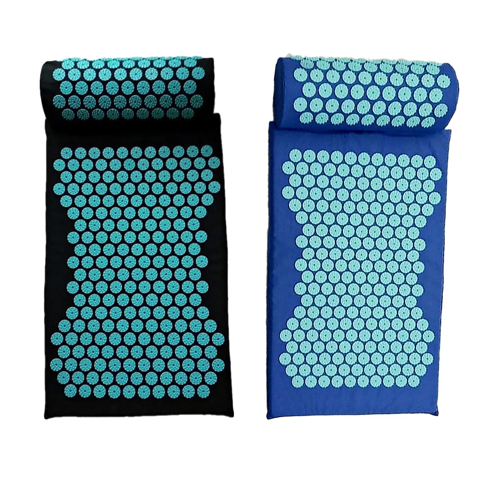 Acupressure Massage Mat e Pillow Set, Colchão Acupuntura, Aliviar ciático