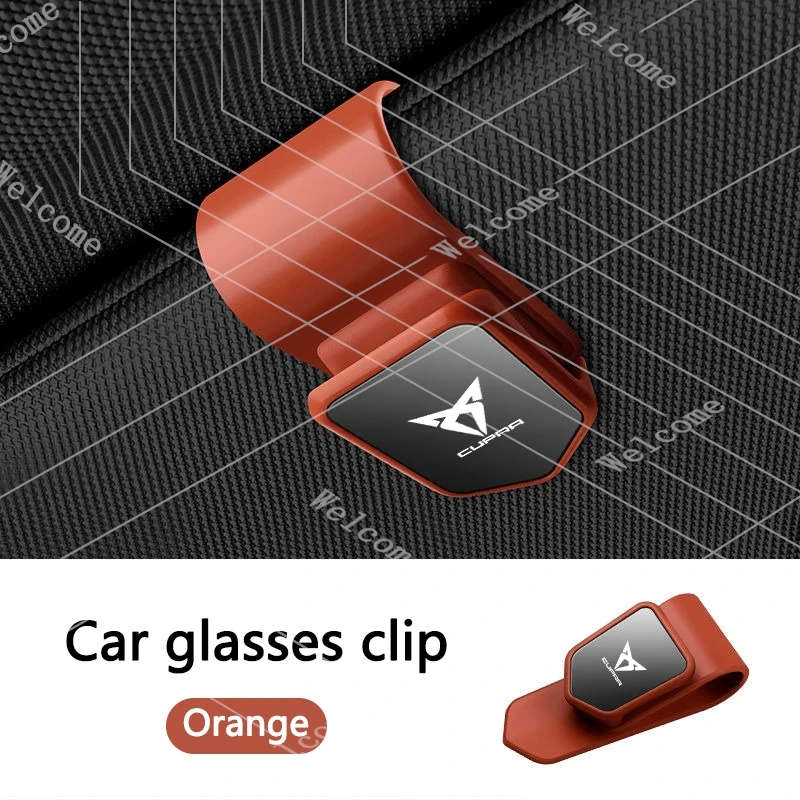 New Car Sun Visor Glasses Holder Sunglasses Case Eyeglasses Clip For Seat Cupra Ateca Born Leon IBIZA Raval Formentor valve core