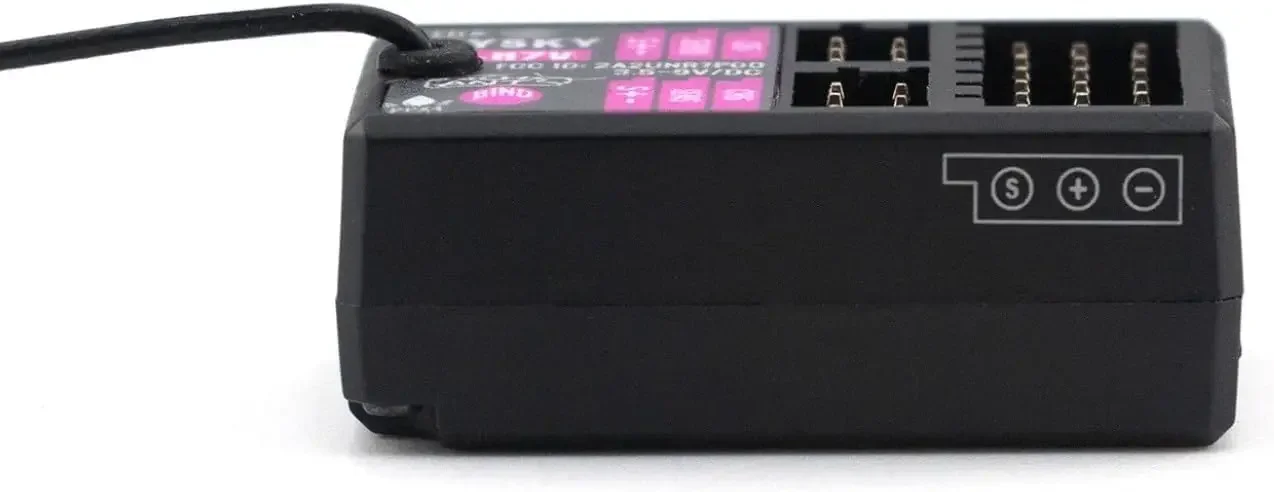 Flysky FS-R7V 7CH 2.4G RC Receiver Support PPM IBUS Signal Output Stable Control for RC Car Speed Boat Model