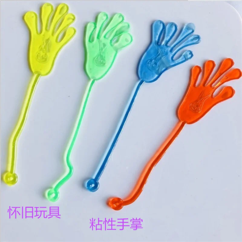 Nostalgic Sticky Wall-climbing Palm Sticks To The Wall Hand Sticks To The Wall Hand Vent Big Palm Soft Rubber Wall-climbing Toy