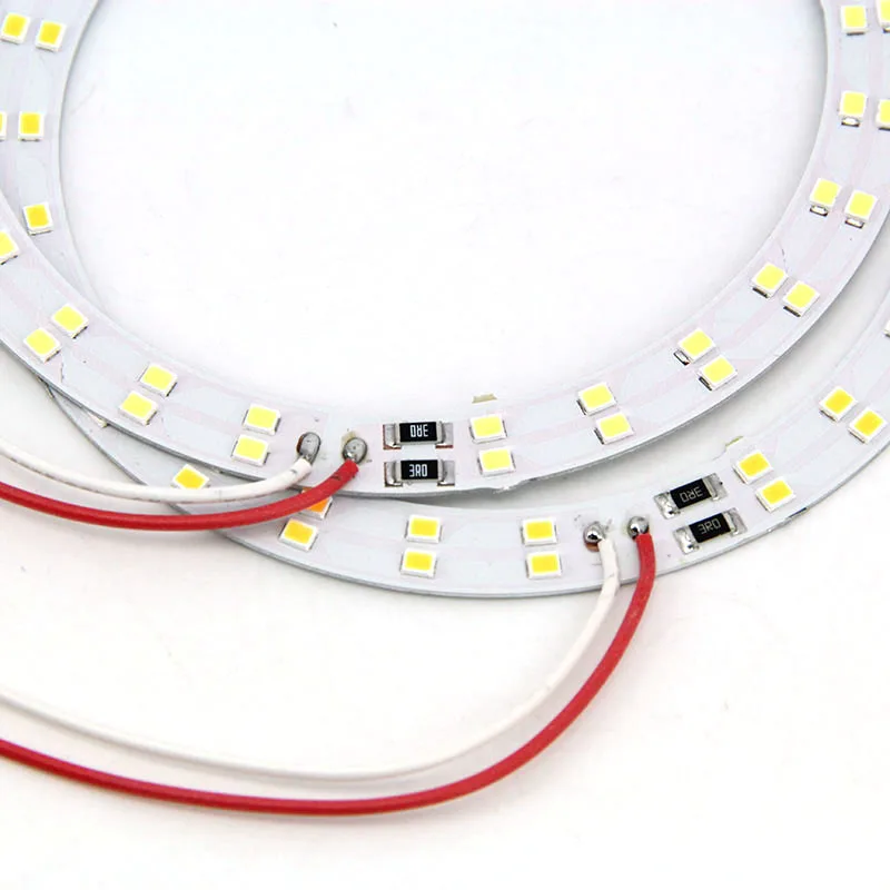 10w 12w LED ring Chip Bead Lights wire lead 5V Board Bulb Light Source Dia 78mm 112mm warm White Lamp 3000K or 6000K n