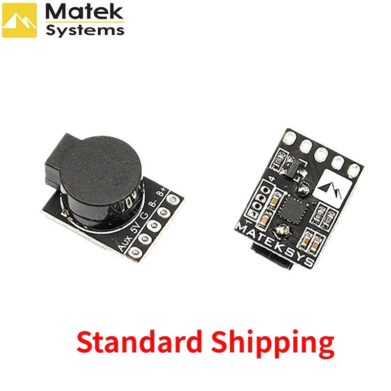 MATEKSYS Lost Model Beeper Flight Controller 5V Loud Buzzer Built-in MCU for RC FPV Freestyle Airplane Helicopter Tinywhoop