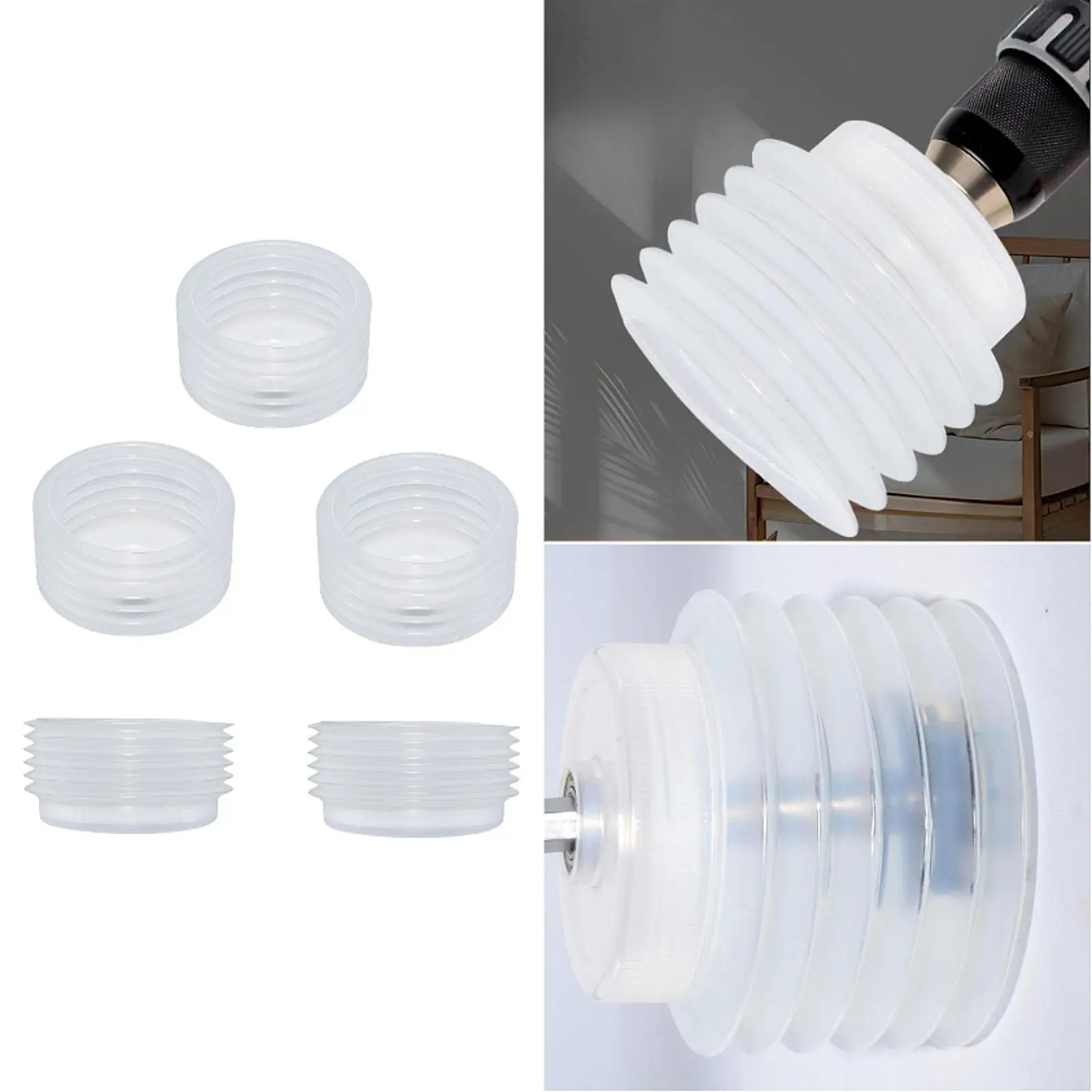 Drill Dust Cover for Electric Drill Bit Dustproof Ceiling Cutting Work Easy Installation Hole Cutter Dust Hood Dust Catcher Bowl