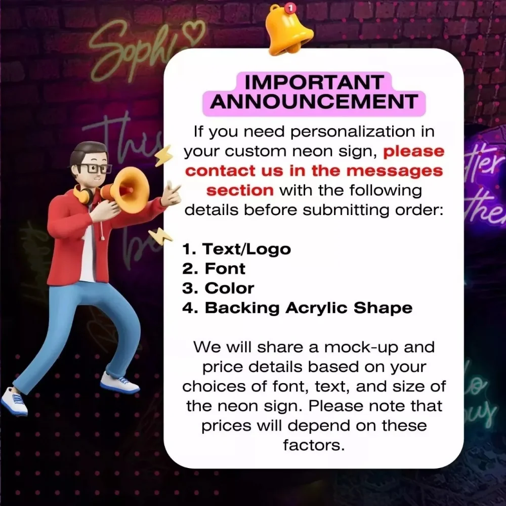 Ipixel Fast Shipping Custom Design LED Neon Sign for Home Decor Business Logo Birthday Party  Neon Sign