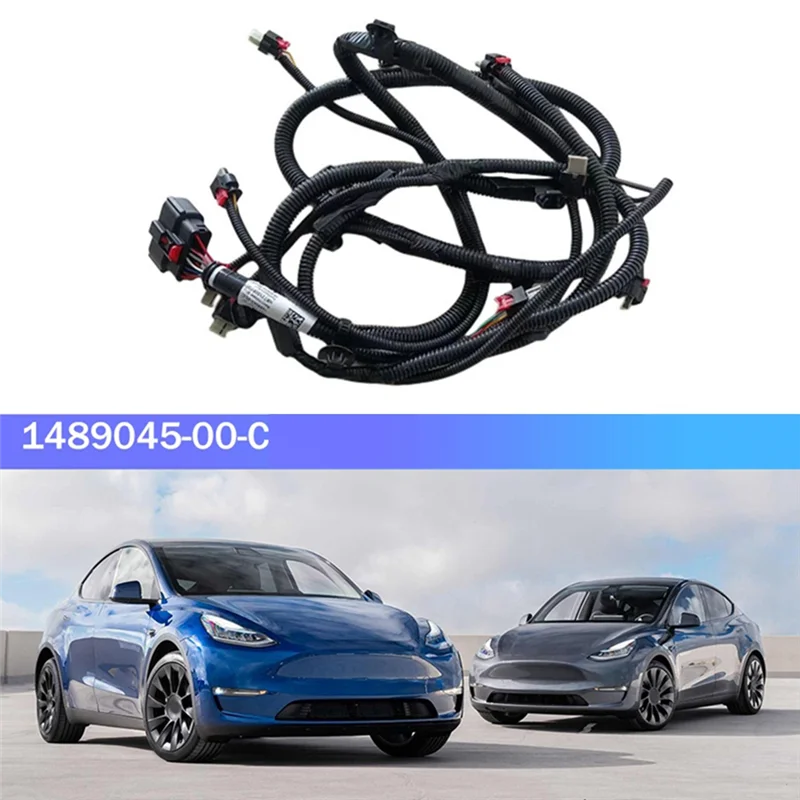 Front Bumper Reversing Radar Wiring Harness 1489045-00-C for Tesla Model Y 2020-2022 Wiring Harness Spare Parts Assembly