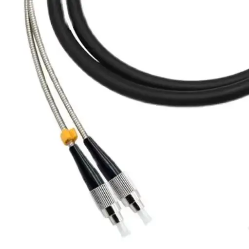outdoor patchcord 35m 2/4 cores 7mm 2C 4C OM1 OM2 CPRI LC SC FC waterproof FTTH jumper optical fiber armored cable 2 core