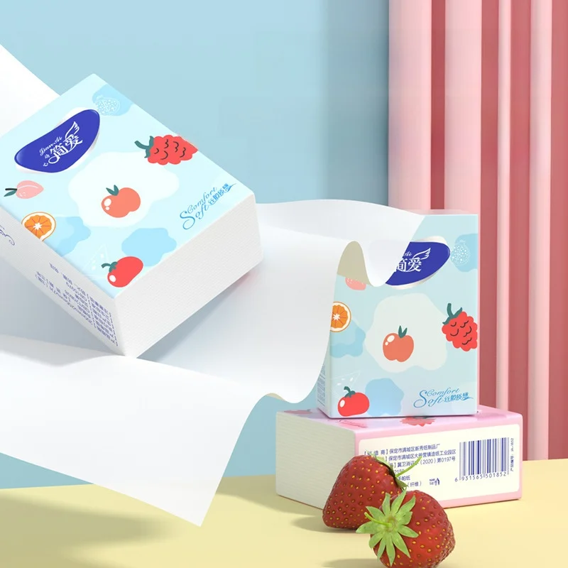 

Portable Individual Pa Original Wood Pulp Handkerchiefs Towels Dinner Napkins Toilet Paper from China 3 Layers 7 Pieces