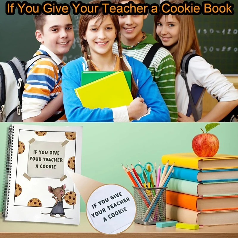 If You Give Your Teacher A Cookie Book,Thoughtful Gift, If You Give Your Teacher A Cookie Template (1PCS)