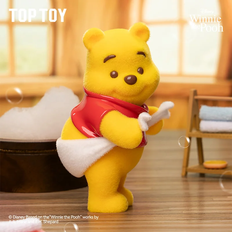 

100% genuine TOPTOY Disney Winnie the Pooh's Happy Hour Series Blind Box Handmade Cute Model Toy Birthday Gift