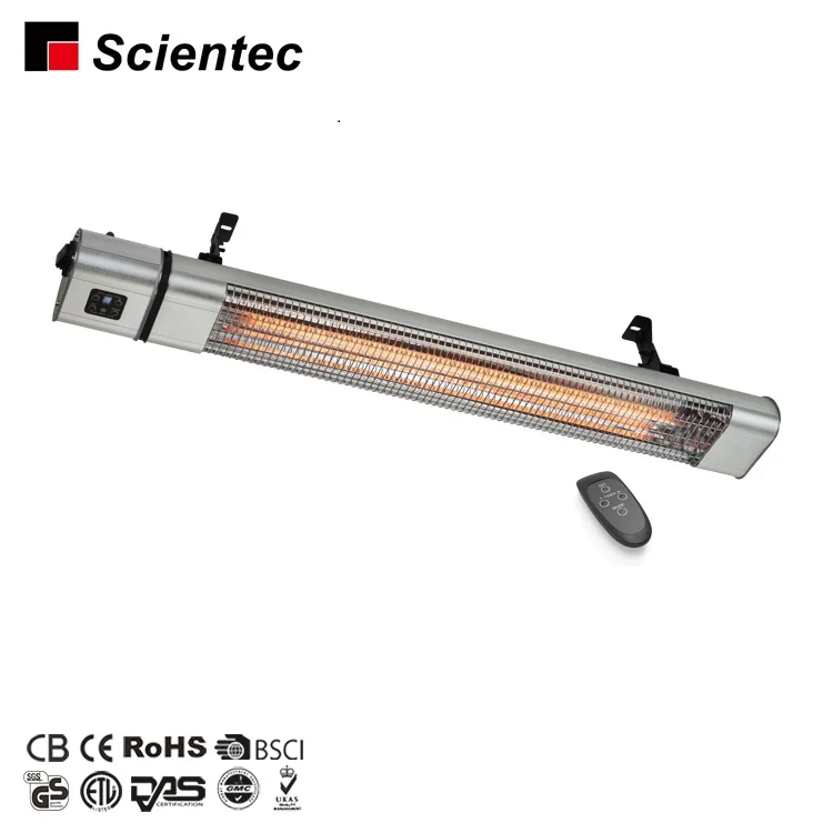

Электрический настенный или потолочный обогреватель мощностью 2400 Вт с дистанционным управлением для внутреннего и наружного использования