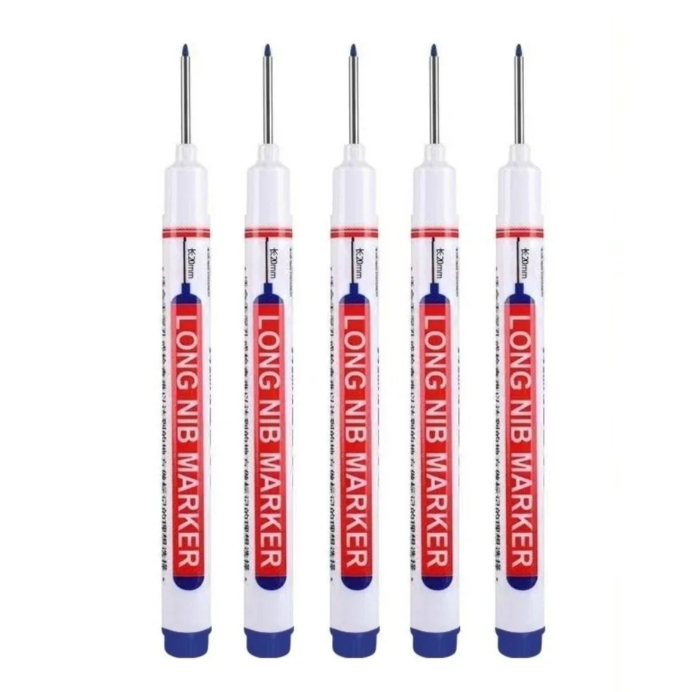 Waterproof Ink Deep Hole Marker Pen 1-40PCS Quantity 20mm Deep Hole Perforating Pen Markers Multi-Color Ink Long Nib Head