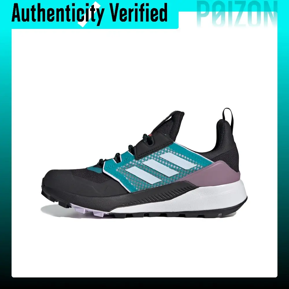 Adidas Terrex Trailmaker Running Shoes Women's Low-top Black Green Purple FV6915