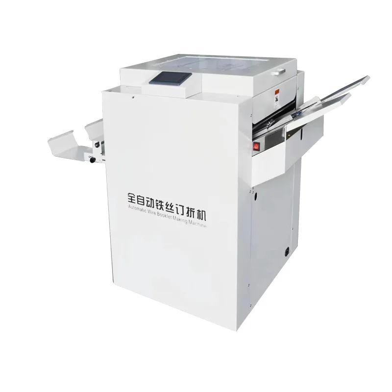 

Cheap Factory Price Book Automatic Stitching System Notebook Binding Folding Machine For Sale Booklet Maker