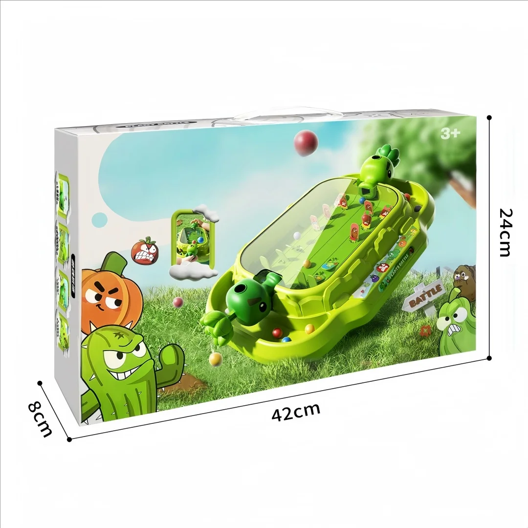 Plants VS Zombies 2-Spieler-Tischschießspiel Interaktives Familien-Lernspielzeug für Kinder, Erwachsene, Familienfeiern und Geschenke