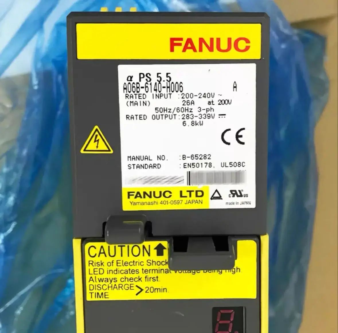 

A06B-6140-H006 New Fanuc Servo Driver IN STOCK Fast ship