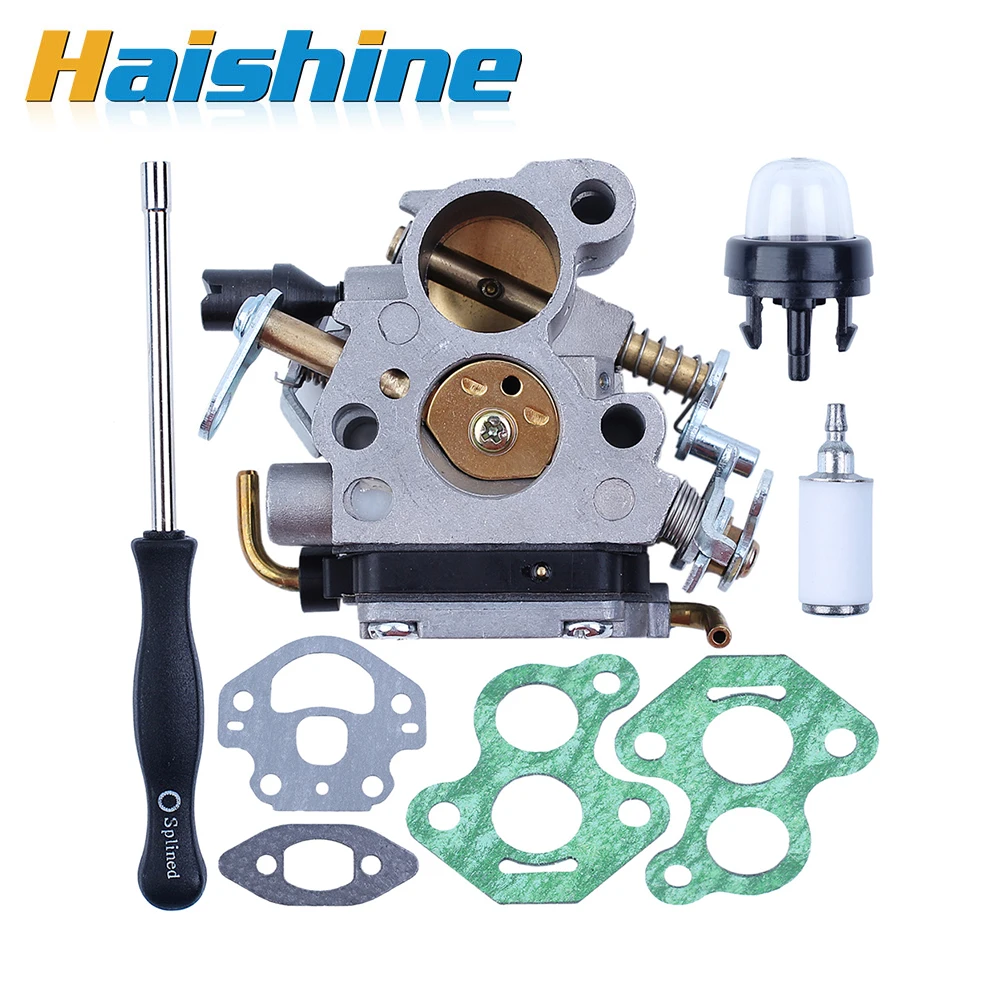 Carburador Chave de Fenda Kit Junta para Mcculloch Cs340 Cs380 Motosserra Carb Primer Motosierra Gasolina