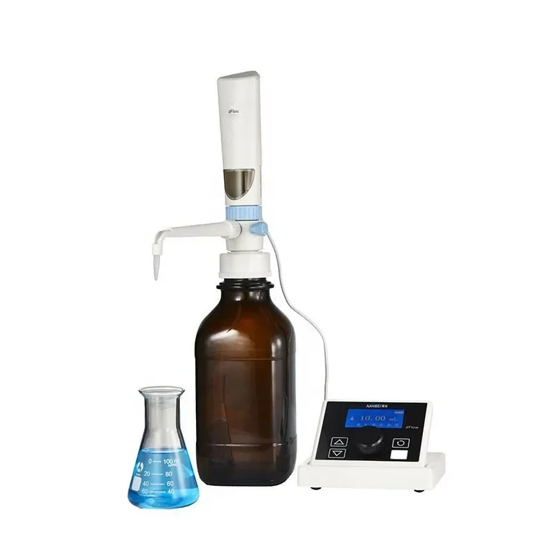 10ml Liquid Handling Laboratory Electronic Digital Bottle Top Dispenser