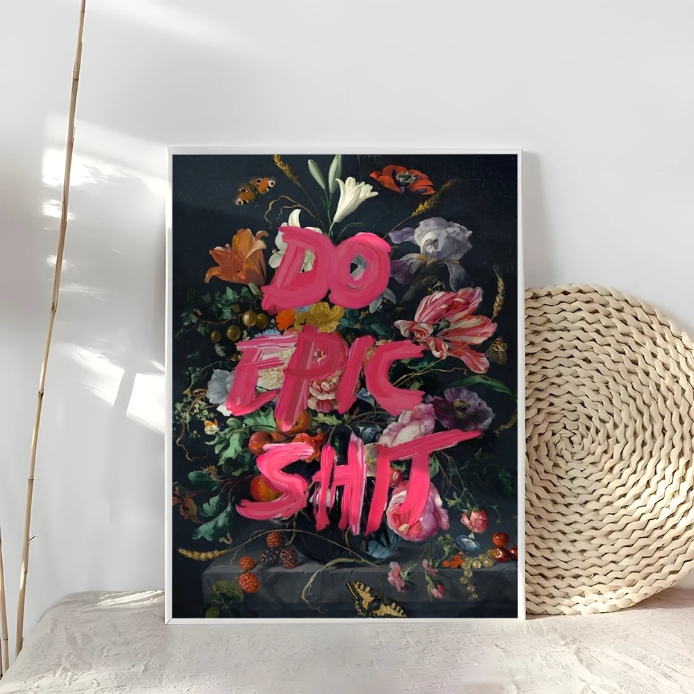 ملصق رائع من Do Epic Shit ملصقات حائط حديثة وأنيقة لديكور المنزل وغرفة المعيشة وغرفة النوم