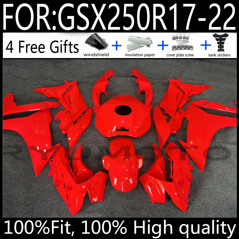 

NEW ABS Motorcycle Whole Fairing kit fit for GSXR 250 GSXR 250 GSX250R 2017 2018 2019 2020 2021 2022 bodywork full Fairings