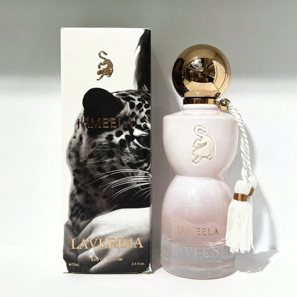 

Laverina Jameela Eau de Parfum for Women, 75ml Long-Lasting Floral Fruity Perfume with Jasmine, Vanilla & Musk, Luxury Arabian F