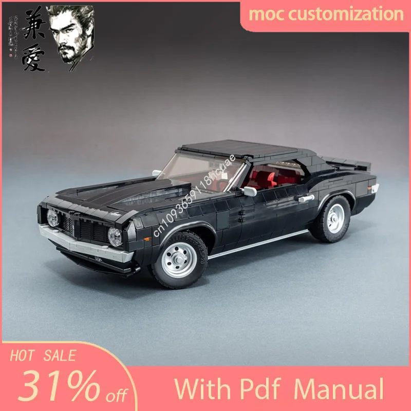 

1408PCS Moc Chevrolet Camaro SS Speed Champion Supercar technology creative Children Toy Birthday holiday Building Blocks Gifts