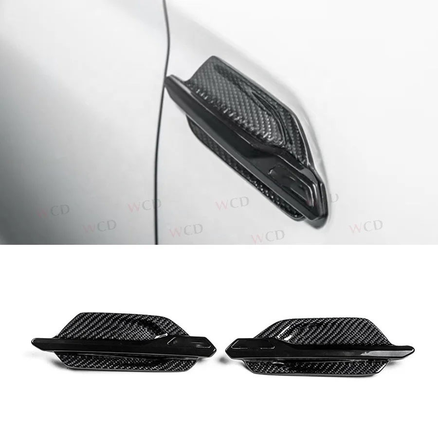 F87 M2 Carbon Fiber Side Fender Vents Cover For BMW M2 F87 Side Air Flow Fender Vent Grille Cover Trim Replacement