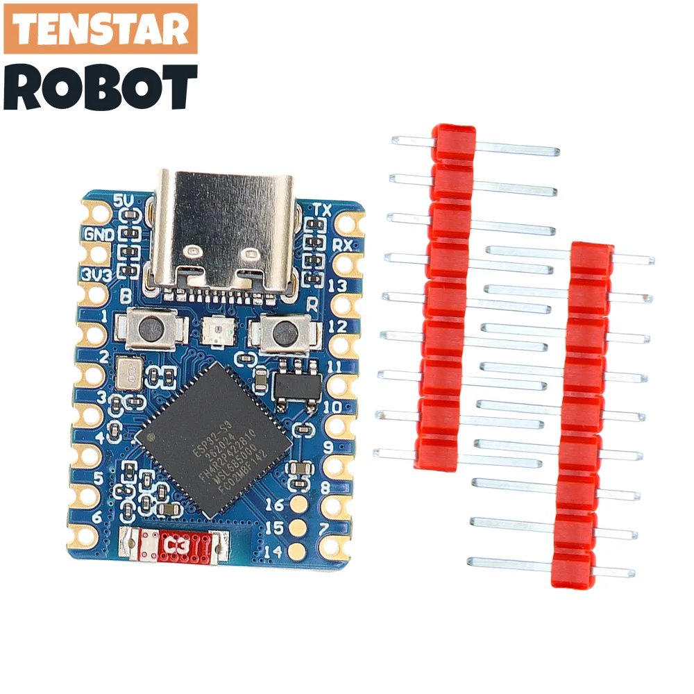 TENSTAR 2pcs ESP32-S3-Zero Mini Development Board WiFi Bluetooth Ultra-small Size ESP32 S3 ESP 32 ESP32 S3