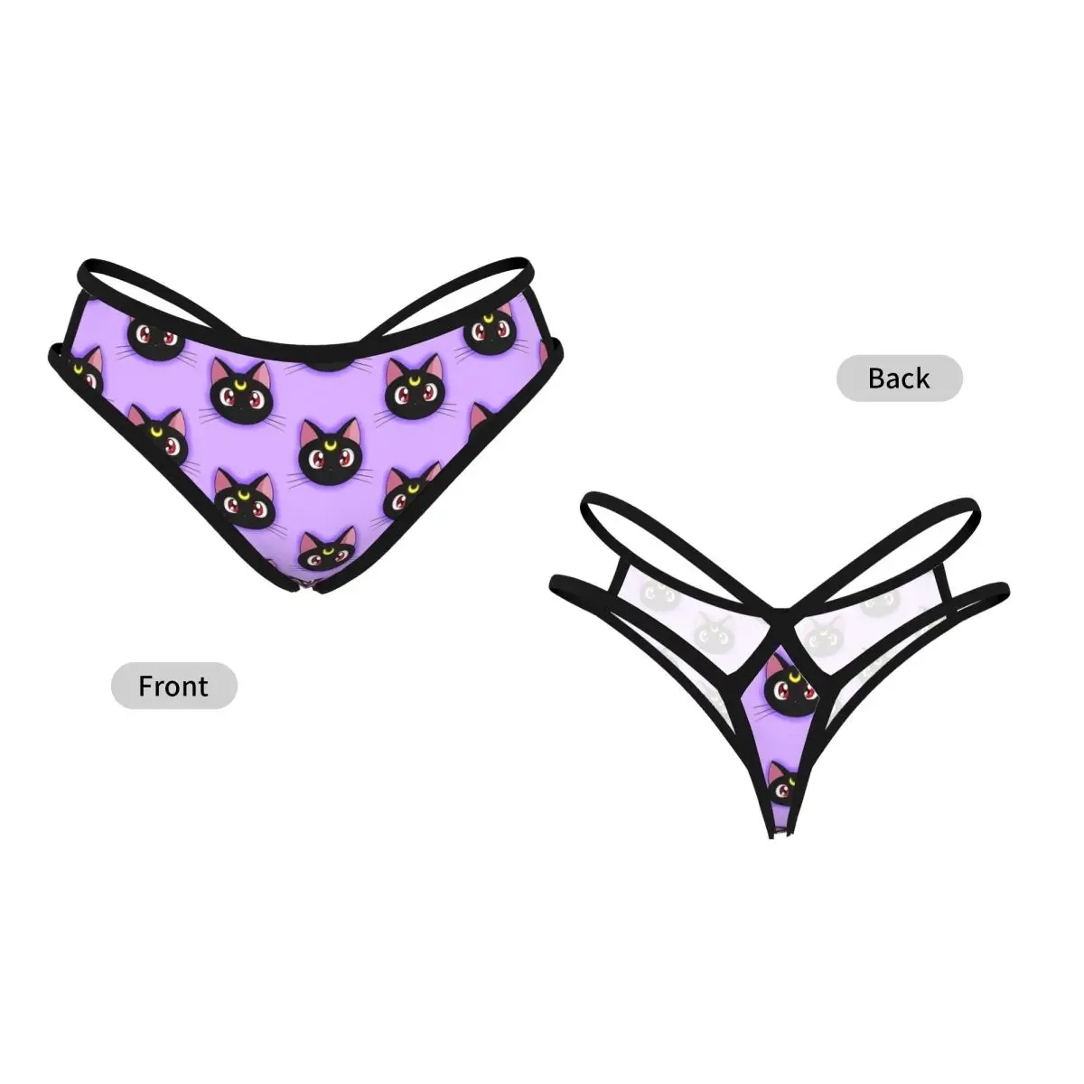 G-String Funny Low Waist Sexy Sailors Moons Anime Thongs Thong Women Underwear Comfortable Underpants Women's