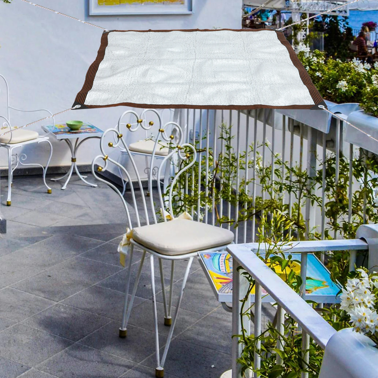 

Garden Sunscreen Net Thick Shading for Plants Quick Drying Mesh Breathable Summer Sunshade Winter Insulation Balcony Roof Use