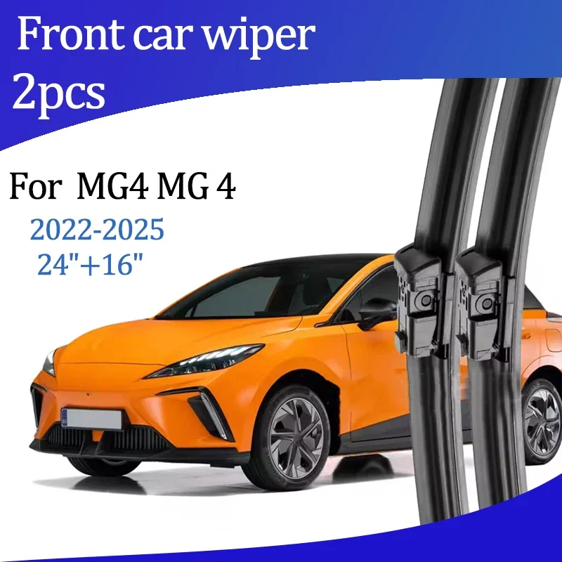 

For MG4 MG 4 2022-2025 2023 2024 Wiper Front Wiper Blades Windshield Windscreen Window Brush 24"+16" Car Accessories