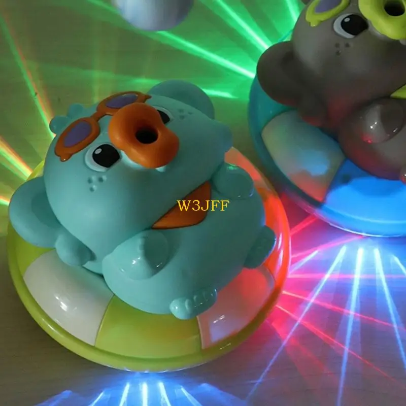 W3JF الكهربائية الدورية الفيل تهب الكرة لعبة الحسية اللعب الموسيقى انزلاق لعبة السيارة