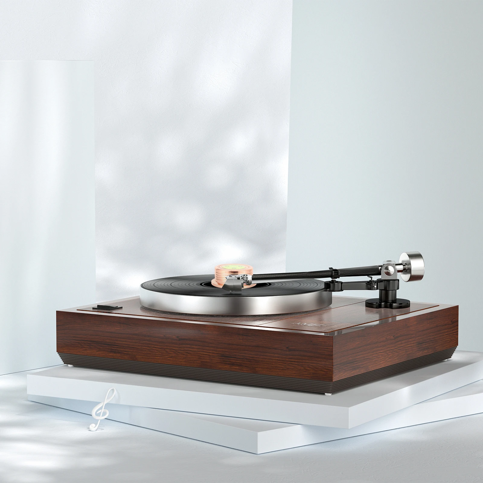 

1Pcs Vinyl Record Weight Stabilizer Durable Aluminum Alloy Antivibration Improve Sound Quality Stabilizer