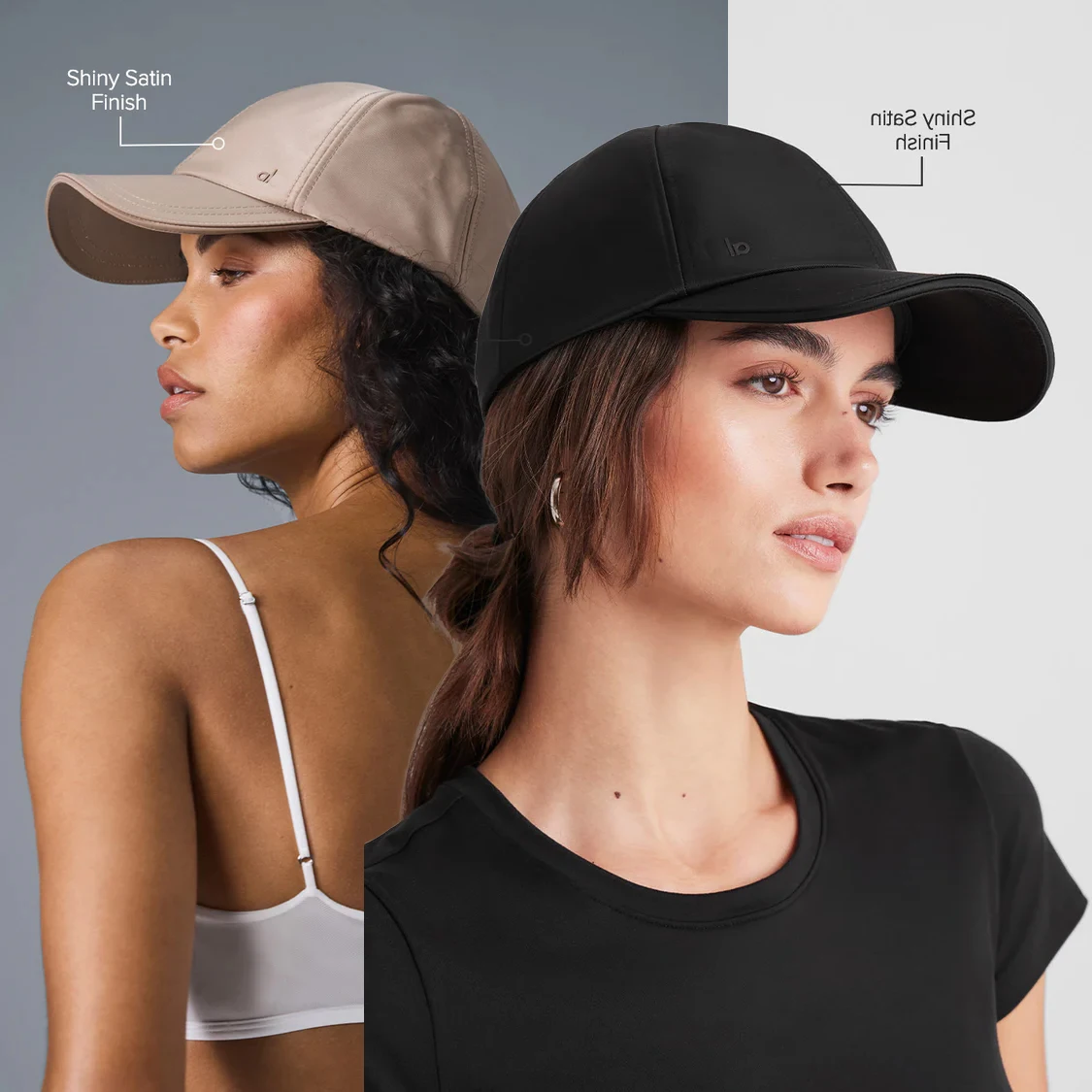 AL Duck Tongue Hat Satin Off-Duty Cap Satin Casual Sports Hat Adjustable Baseball Hat Waterproof Breathable Neutral Sun Visor