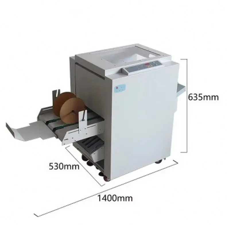 Saddle Flat Fast Speed 170 Booklet Maker Electric Automatic Books Folding and Binding Paper Staple and Folding Machine
