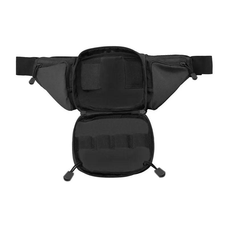 Tactical Waist Bag Gun Holster Military Fanny Pack Sling Shoulder Bag Outdoor Chest Assult Pack Concealed Pistol Carry Holster