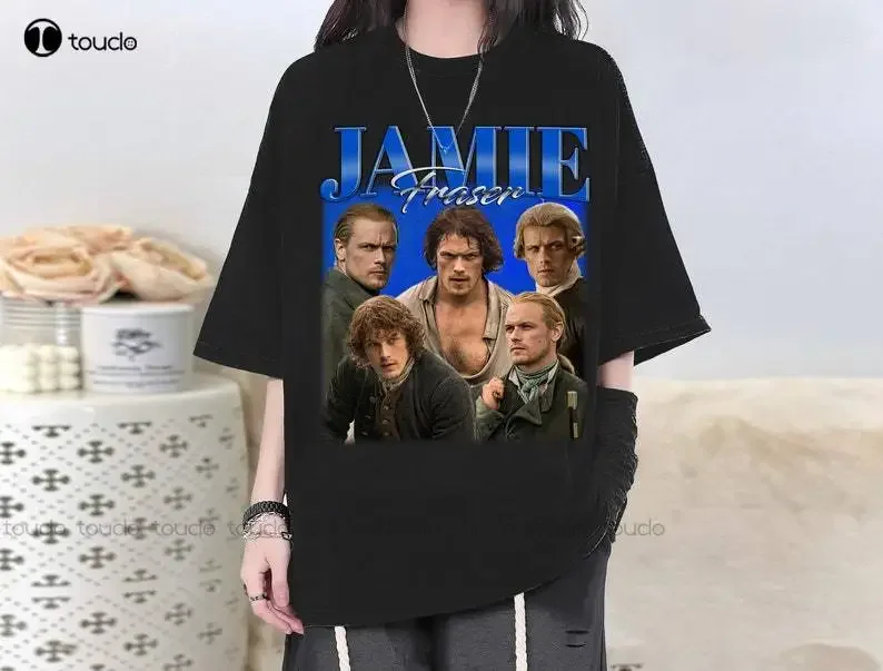 Jamie Fraser Character T-Shirt,  Shirt,  Tees, Jamie Fraser Unisex, Vintage Shirt, Trendy Shirt, Black Movie T-Shirt