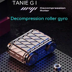 Cool Tank Fidget Roller Brinquedos, Metal EDC Brinquedos de escritório, Ansiedade Stress Relief Brinquedos, Presente adulto, Autismo ADHD