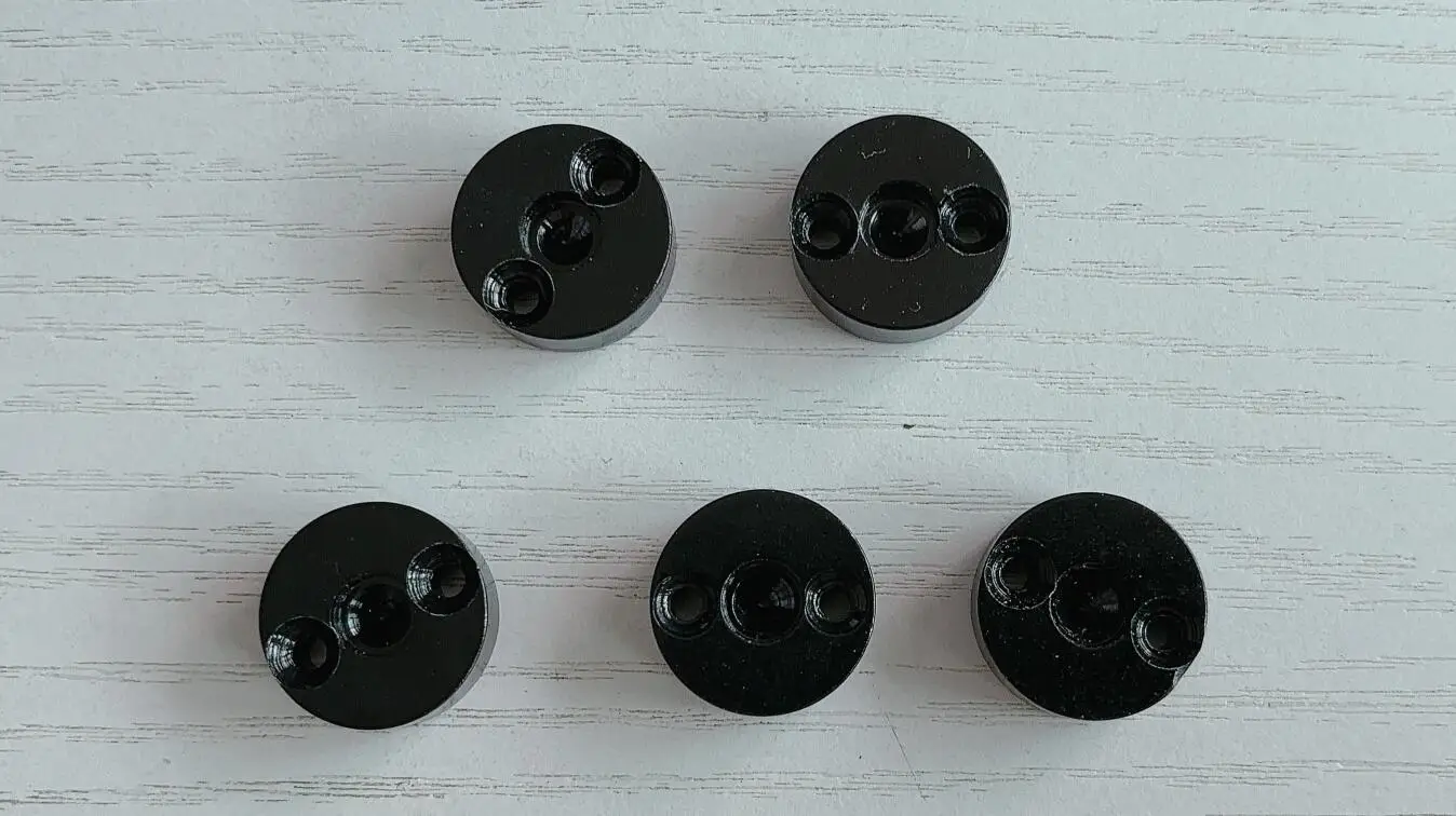 

5 шт. утолщенные монтажные/разделительные шайбы из алюминиевого сплава (наружный диаметр 17 мм, расстояние отверстия 12 мм, диафрагма 3 мм) для подвеса дрона своими руками