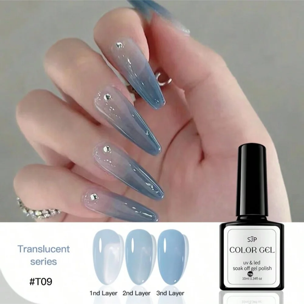6個入り 10ML 韓国製ヌードネイルジェルポリッシュ ソフトラッカー ソークオフ UV&LED 長持ちジェルポリッシュ ネイルチップ アート用品 アクセサリー