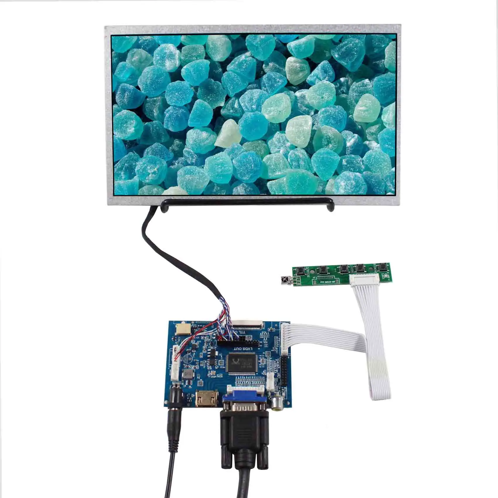 

10.1 inch 1366x768 LP101WH1 40pin LVDs WLED LCD Screen and H DMI VGA AV Board