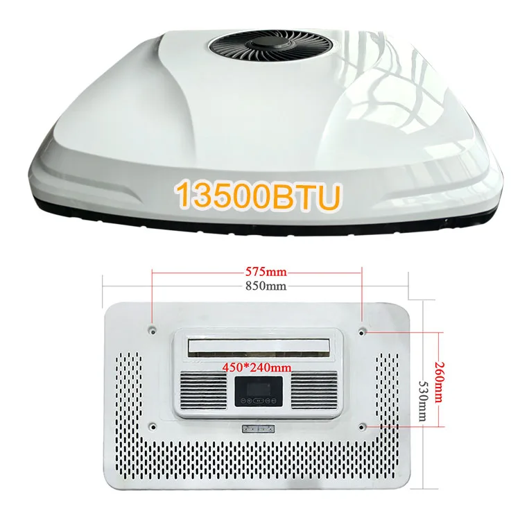 12V/24V Battery Operated Parking Air Cooler Rooftop Electric Parking Cooler For Trucks Campers Agriculture Vehicles